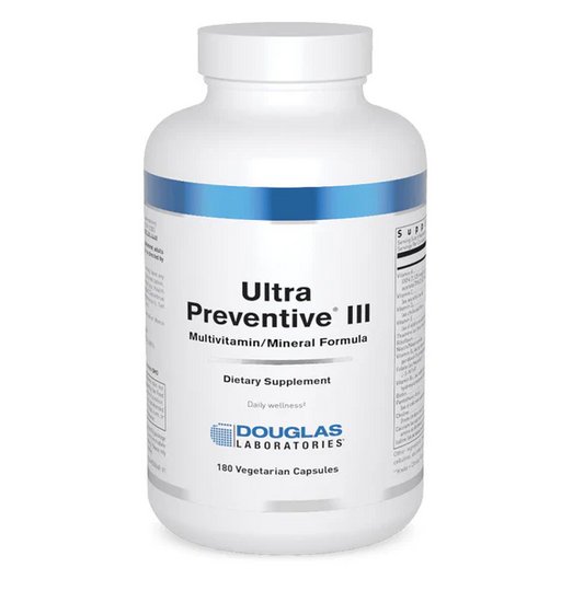 Ultra Preventive® III (180 Capsules) Multivitamin AZ with Vitamin C - also suitable for pregnant women
