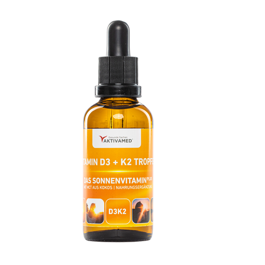 Vitamin D3 + K2 Tropfen 50ml mit hochqualitativem K2 - Aktionspreis!