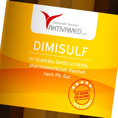 DMSO 250ml rein 99,9% Ph. Eur Dimisulf® Dimethylsulfoxid Nachfüllflasche - in pharmazeutischer Reinh
