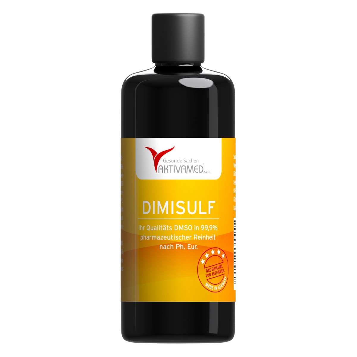 DMSO 100ml 99,9% in Mironglas + Made in Germany - in pharmazeutischer Reinheit 99,9% Dimethylsulfoxi