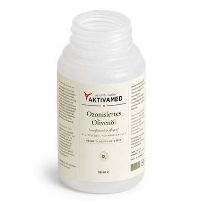 Ozonized olive oil - skin-smoothing and circulation-promoting skin care product 